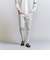 【WARDROBE SMART】ダブルニット ノープリーツ スラックス パンツ/セットアップ対応