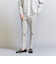 【WARDROBE SMART】ダブルニット ノープリーツ スラックス パンツ/セットアップ対応