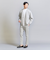 【WARDROBE SMART】ダブルニット ノープリーツ スラックス パンツ/セットアップ対応