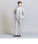 【WARDROBE SMART】ダブルニット ノープリーツ スラックス パンツ/セットアップ対応
