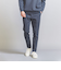 【WARDROBE SMART】ダブルニット ノープリーツ スラックス パンツ/セットアップ対応