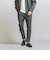 【WARDROBE SMART】ダブルニット ノープリーツ スラックス パンツ/セットアップ対応