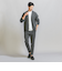 【WARDROBE SMART】ダブルニット ノープリーツ スラックス パンツ/セットアップ対応