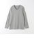 スパニッシュピマ ミックス Vネック Tシャツ