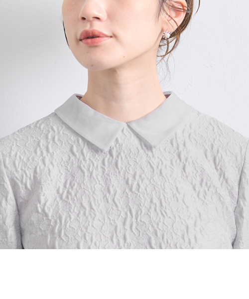 ツートーン ジャガード ブラウス｜ユナイテッドアローズ アウトレット