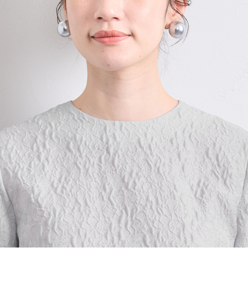 ツートーン ジャガード ブラウス｜ユナイテッドアローズ アウトレット