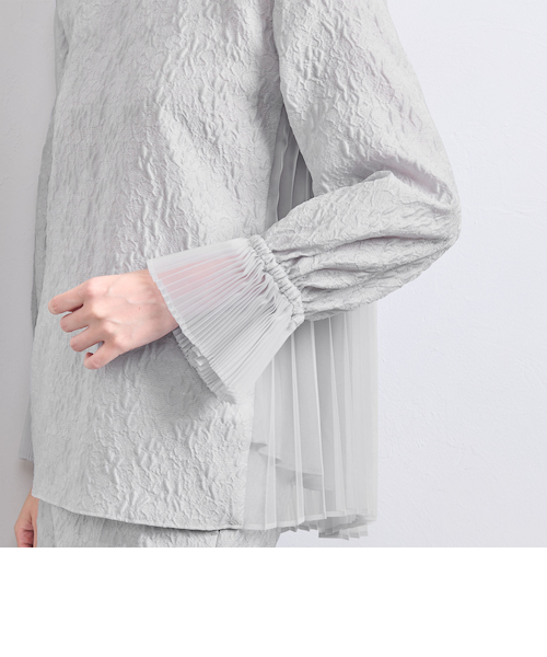 ツートーン ジャガード ブラウス｜ユナイテッドアローズ アウトレット