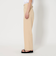 ツイル バックルベルト ストレートパンツ