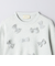 3D リボン クルーネック ニット