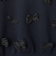 3D リボン クルーネック ニット