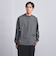 SARROWS/サローズ オーガニックコットン モックネック ロングスリーブTシャツ