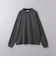 SARROWS/サローズ オーガニックコットン モックネック ロングスリーブTシャツ