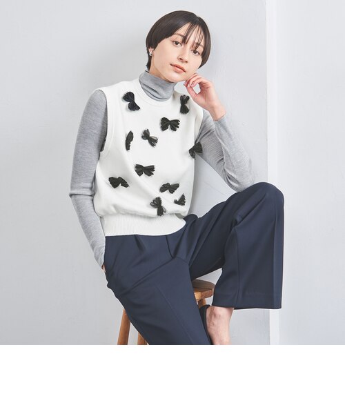 3D リボン クルーネック ベスト｜ユナイテッドアローズ アウトレットの  