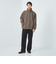 Morley ボア ハーフジップ プルオーバー