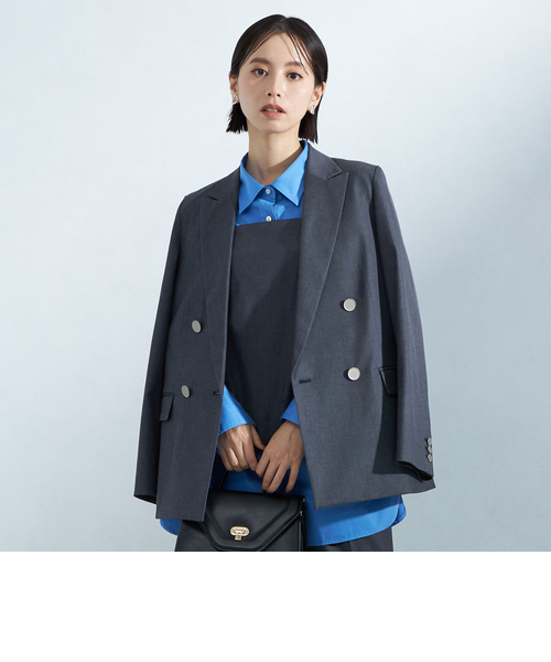 size SHORTあり］Greed グリード シャンブレー ダブル ジャケット