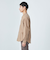 W/R オックスブラッシュド バンドカラー シャツ -防シワ-
