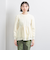 ケーブルペプラム グリッター ニット