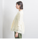ケーブルペプラム グリッター ニット