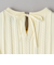 ケーブルペプラム グリッター ニット