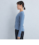 ＜1_OF MINE＞リブ Vネック ニット カーディガン -ウォッシャブル-