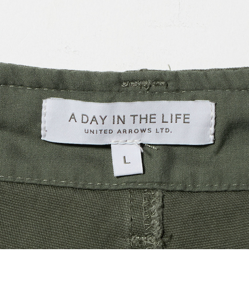 ユナイテッドアローズ　day in the life夏用カーゴパンツ Mサイズ ウォッシュ ダッククロス カーゴパンツ＜A DAY IN THE LIFE