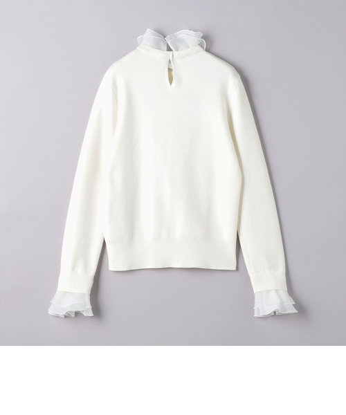 定価23,980円 オーガンジー ラッフルフリル 4WAY ニット オーガンジー ラッフルフリル 4WAY ニット｜ユナイテッドアローズ