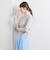 オーガンジー ラッフルフリル 4WAY ニット