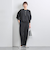 ラメ クルーネック スウェット ニット BLACK