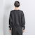 ラメ クルーネック スウェット ニット BLACK