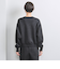 ラメ クルーネック スウェット ニット BLACK