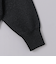 ラメ クルーネック スウェット ニット BLACK