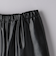 レザーライク ショートパンツ