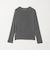シャイニーリブ クルーネックTシャツ＜A DAY IN THE LIFE＞