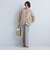 アルパカシャギー Vネックカーディガン