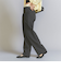 レイヤード タックワイドパンツ
