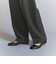レイヤード タックワイドパンツ