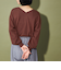 ＜CITEN＞Vクルー2WAY ルーズニット