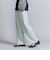 バックゴム ツイル タックワイドパンツ -ウォッシャブル-