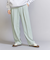 バックゴム ツイル タックワイドパンツ -ウォッシャブル-