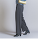バックゴム ツイル タックワイドパンツ -ウォッシャブル-