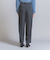 バックゴム ツイル タックワイドパンツ -ウォッシャブル-