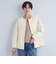 ［size SHORTあり］パフィー ノーカラー ブルゾン -ウォッシャブル・撥水・保温性-