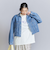 デニム クロップド シャツ