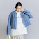 デニム クロップド シャツ