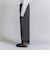 ポプリン レース ワイドパンツ