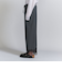 ポプリン レース ワイドパンツ