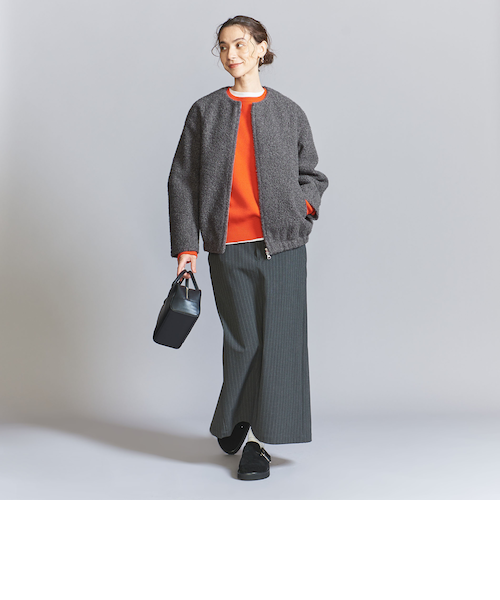 【新品】BEAUTY&YOUTH 2024AWブークレー ジップブルゾンMサイズ 22aw Beauty & Youth ブークレー ダブルジップ ブルゾン M - メルカリ