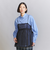 シャツ＆チュールキャミソール レイヤードセット -3WAY-