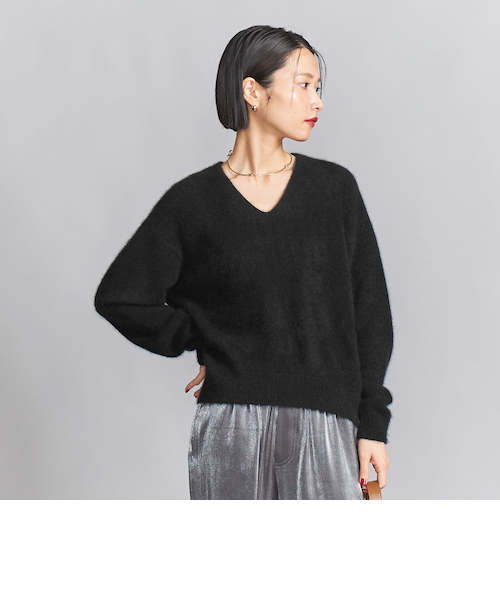 フォックスカシミヤブレンド Vネックニットプルオーバー｜ユナイテッド