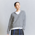 フォックスカシミヤブレンド  Vネックニットプルオーバー